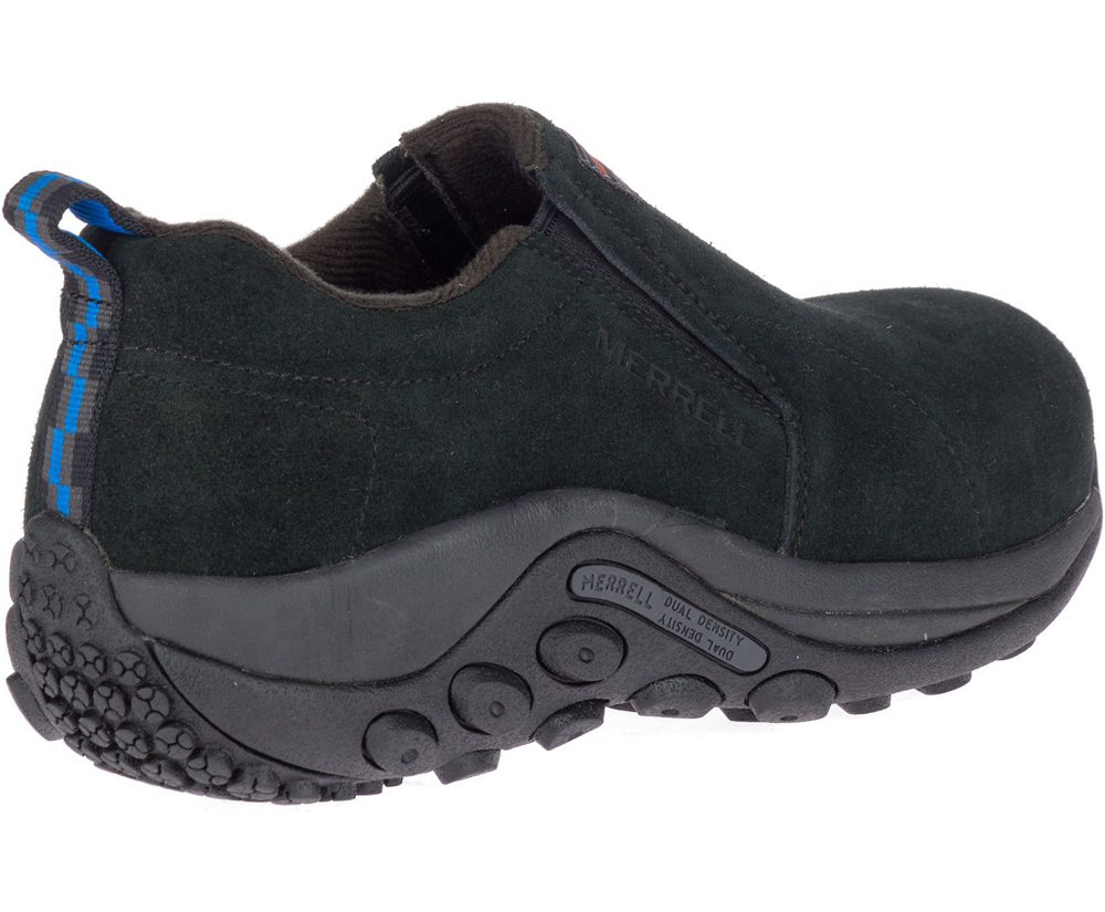 Merrell Slip Ons Black - Jungle Moc Alloy Toe Work - Womens 05DZBXASG